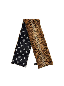 MARTINE ROSE - Padded Scarf - AW25 - BLACK YIN YANG